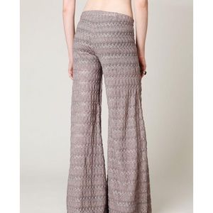 Free People Pants - FREE PEOPLE CROCHET KNIT WIDE LEG PANTS SZ 0 Free People Pants - FREE PEOPLE CROCHET KNIT WIDE LEG PANTS SZ 0